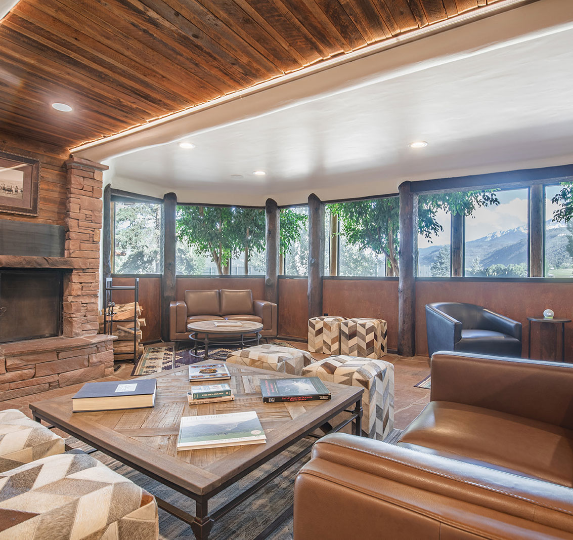 Great Room of the Sun Lounge in the Chipeta Lodge Resort + Spa
