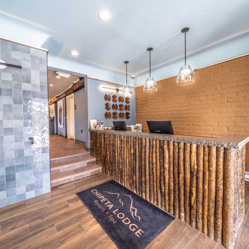 Reception Desk at the Lodge