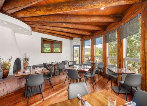 White Buffalo Restaurant dining room at Chipeta Lodge Resort + Spa