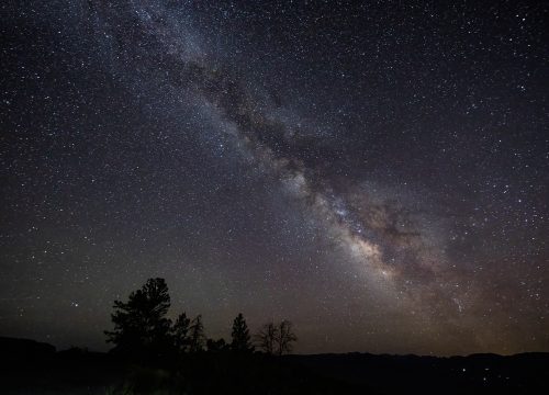 Milky Way in the night sky near Chipeta Lodge Resort + Spa