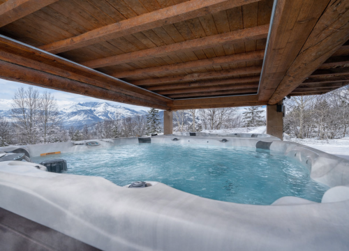 The communal hot tub at Chipeta Lodge Resort + Spa