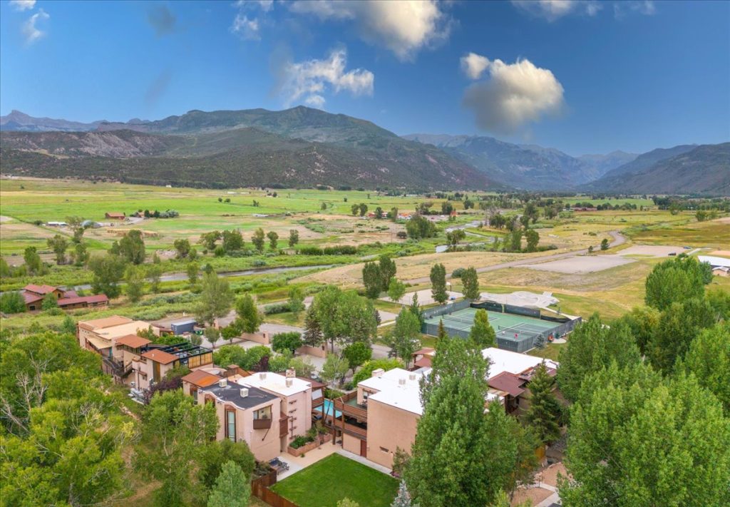 Aerial View of the Chipeta Lodge Resort + Spa