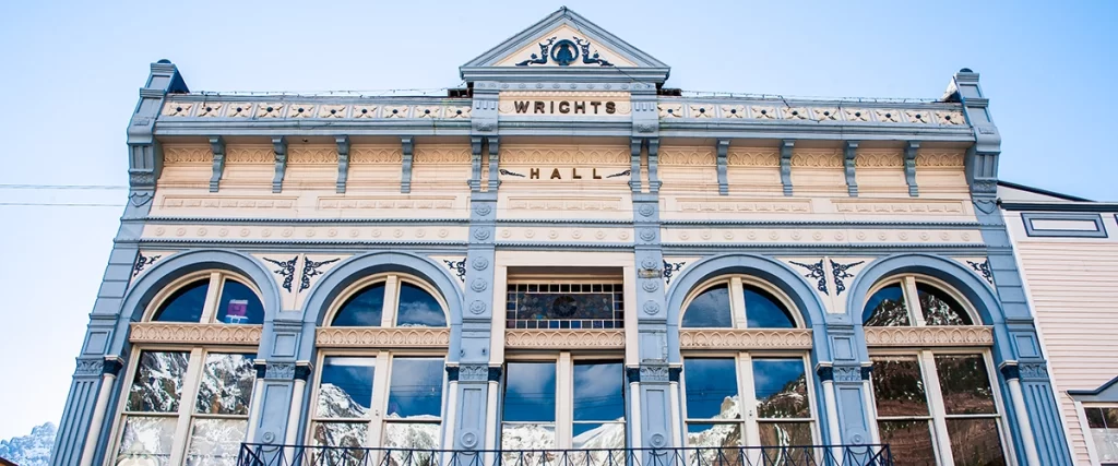 Front of the Wright Opera House in Ouray CO near Chipeta Lodge Resort + Spa
