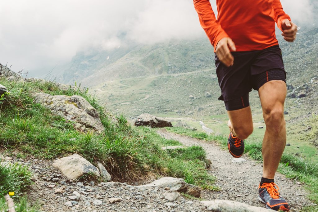 Trail Runner in the mountains near Chipeta Lodge Resort + Spa