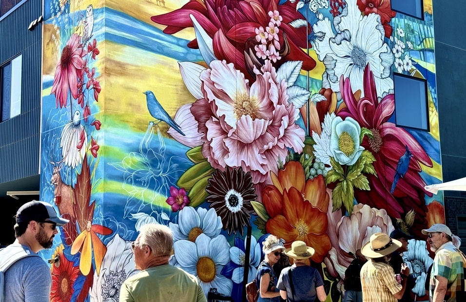 FUSE Mural in downtown Ridgway near Chipeta Lodge Resort + Spa