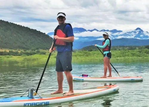 Paddleboarding is one of the best things to do in Ridgway State Park